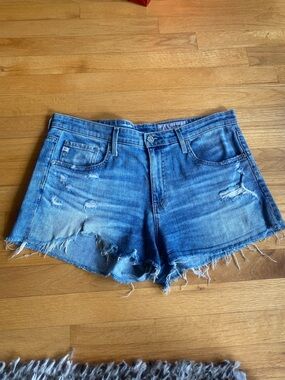AG Bryn Ex Boyfriend Distressed Cutoff Shorts